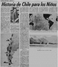 Historia de Chile para los niños.