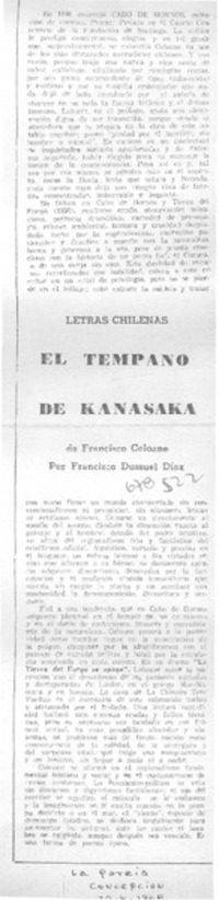 El témpano de Kanasaka