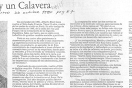 Blest Gana y un calavera