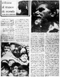 Coloane al tranco de Neruda