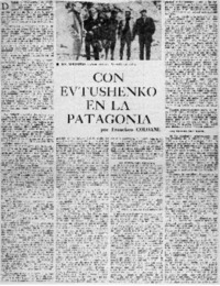 Con Evtushenko en la Patagonia