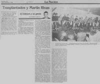 Trasplantados y Martín Rivas