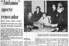 Andamio" aporte renovador.