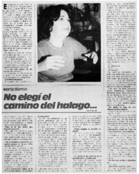 No elegí el camino del halago: [entrevista]