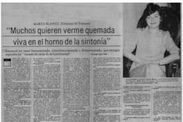Muchos quieren verme quemada viva en el horno de la sintonía: [entrevista]