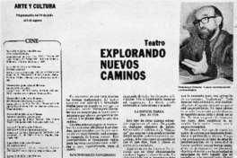 Explorando nuevo caminos.