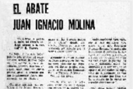 El Abate Juan Ignacio Molina
