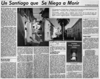 Un Santiago que se niega a morir
