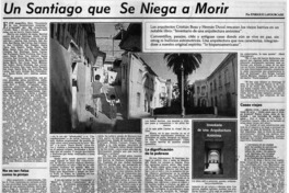 Un Santiago que se niega a morir