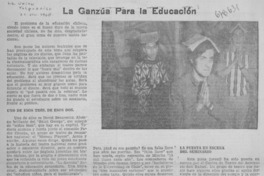 La ganzúa para la educación