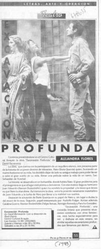 Excavación profunda