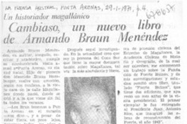 Cambiazo, un nuevo libro de Armando Braun Menéndez.