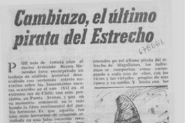 Cambiazo, el último pirata del estrecho