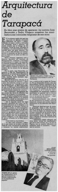 Arquitectura de Tarapacá.