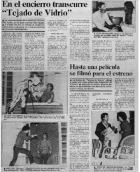 En el encierro transcurre "Tejado de vidrio".