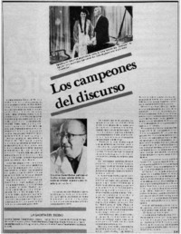 Los campeones del discurso
