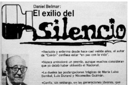 El exilio del silencio.