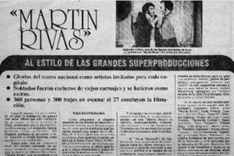 Martín Rivas".