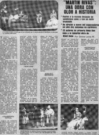 Martín Rivas": una obra con olor a historia