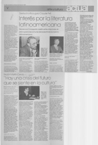 Destacó crítico galo Claude Fell interés por la literatura latinoamericana