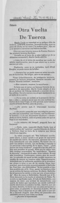 Otra vuelta de tuerca