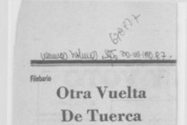 Otra vuelta de tuerca