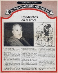 Candidatos en el árbol.
