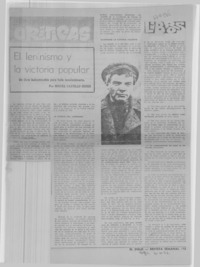El leninismo y la victoria popular