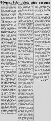 Bórquez Solar treinta años después