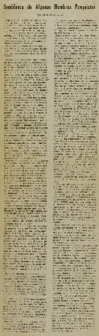 Semblanza de algunos hombres penquista