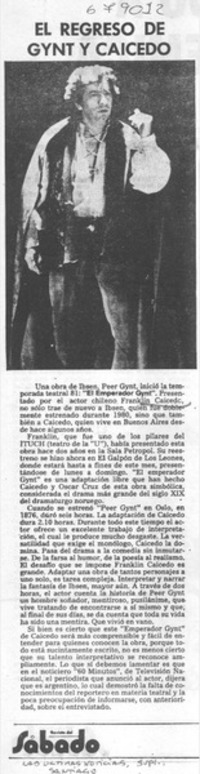 El regreso de Gynt y Caicedo.