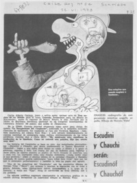 Escudini y chauchi serán: escudinóf y chauchóf.