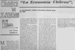 La economía chilena