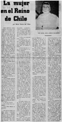La Mujer en el reino de Chile