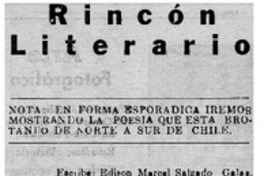 Dos poetas de Cauquenes radicados en Santiago"