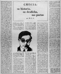 Grecia: su historia, su desdicha, sus poetas