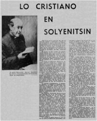 Lo cristiano en solyenitsin.