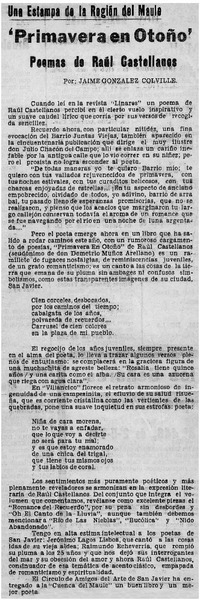 Primavera en otoño"