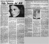 Vida secreta del MIR : [entrevista]