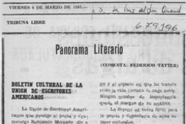 Panorama literario