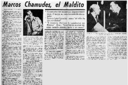 Marcos Chamudes, el maldito.