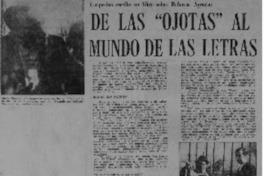 De las "ojotas" al mundo de las letras.