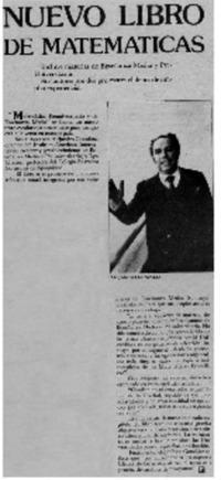 Nuevo libro de matemáticas.