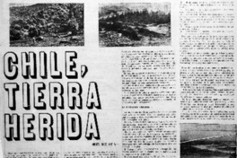 Chile, tierra herida