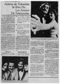 Actores de teleseries se rien de... los actores de telenovelas