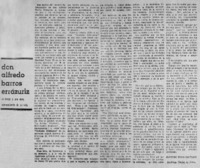 Don Alfredo Barros Errázuriz