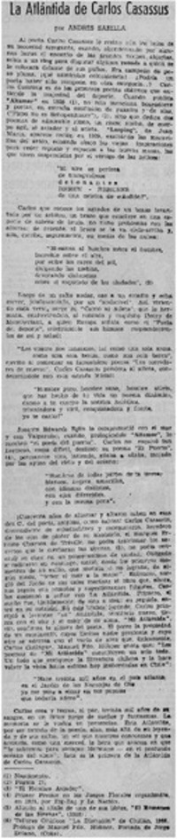 La Atlántida de Carlos Casassus