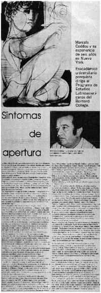 Síntomas de apertura