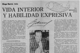 Vida interior y habilidad expresiva