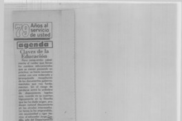 Claves de la educación
